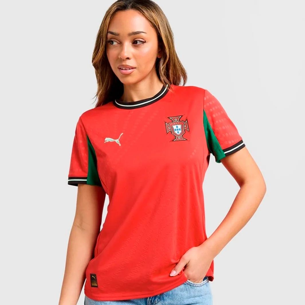 Camisa Portugal 2025 Feminina Home
